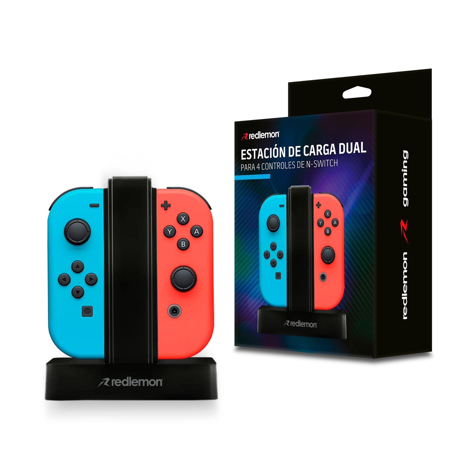 Cargador para Controles Joy-Con de Nintendo Switch 2 pares - Redlemon