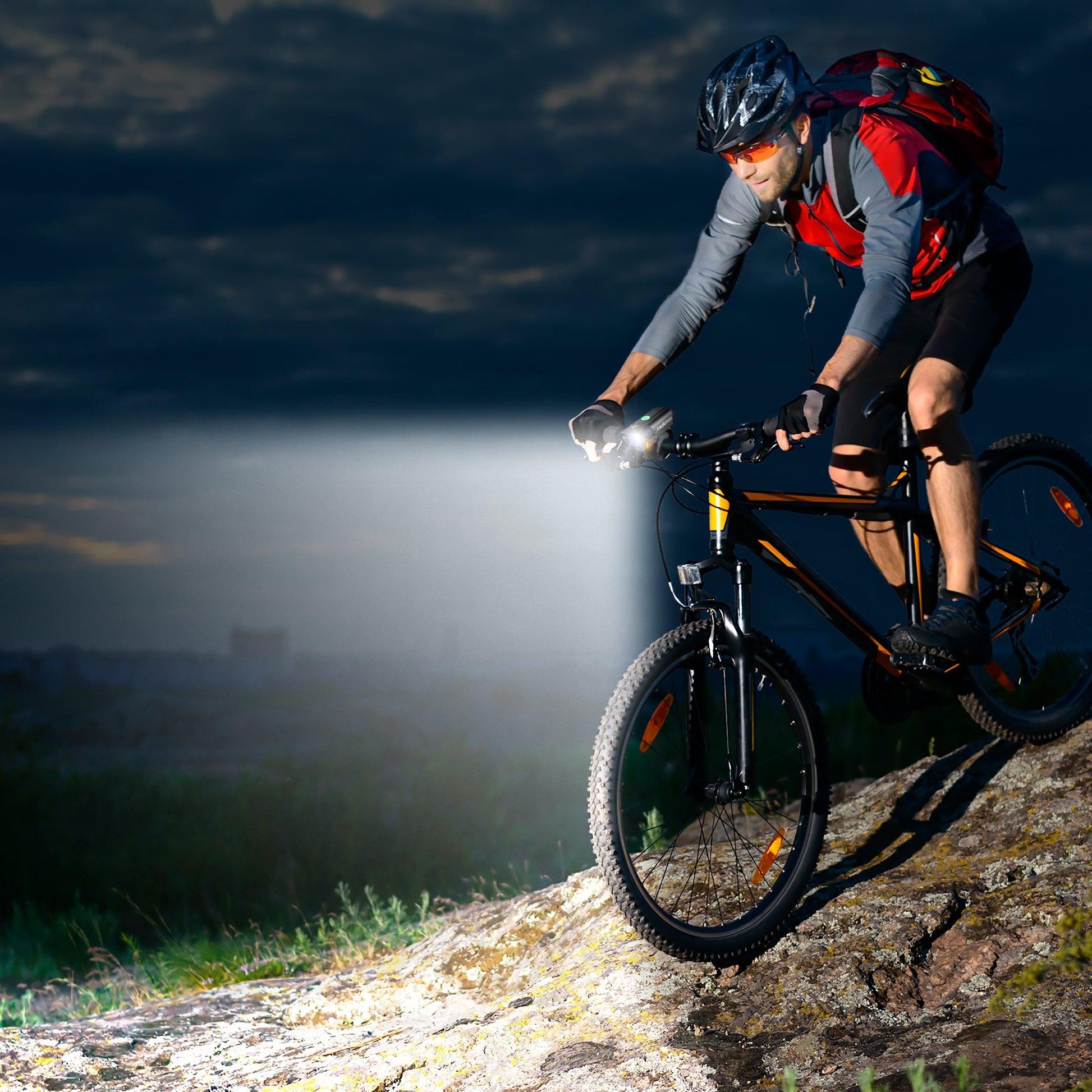 Luz Delantera para Bicicleta LED Recargable Impermeable - Redlemon