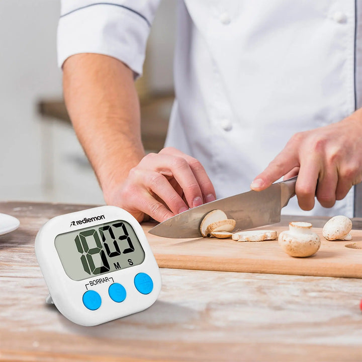 Temporizador Digital de Cocina Pantalla LCD Timer - Redlemon