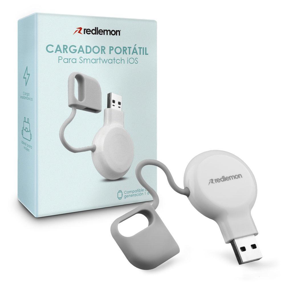 Cargador Apple Watch Portátil Inalámbrico Serie 1-4 - Redlemon