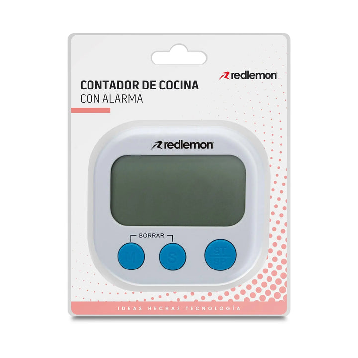 Temporizador Digital de Cocina Pantalla LCD Timer - Redlemon