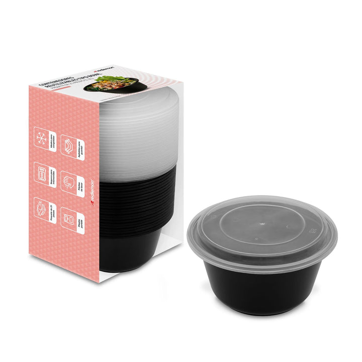 Recipientes para Comida Bento Box Reutilizables 21pz - Redlemon