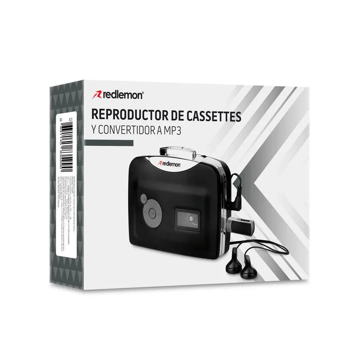 Reproductor y Convertidor de Casetes a MP3 Audífonos - Redlemon